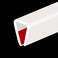 YANRUIPRO Rubber Edge Trim Flexible Baby Proof Edge Trim for Sharp Edge 51680mm U Channel Edge Protector SelfAdhesive Edge Guards for Plywood Glass FlexiGlass 20Ft White Silicone Material