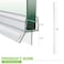 Danmei wying Shower Door Bottom Seal 2Pack PVC Strips with Sweep 36 Long for 3810mm Thick Framless Glass Door to Stop Water Leakage