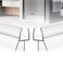 Danmei wying Shower Door Bottom Seal 2Pack PVC Strips with Sweep 36 Long for 3810mm Thick Framless Glass Door to Stop Water Leakage