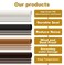 showingo Window Weatherstrip Seal 14 Bulb Bubble Kerf Mount Bulb Gasket Window Weather Stripping Kerf 4 Colors and 5 Length Options 17 White