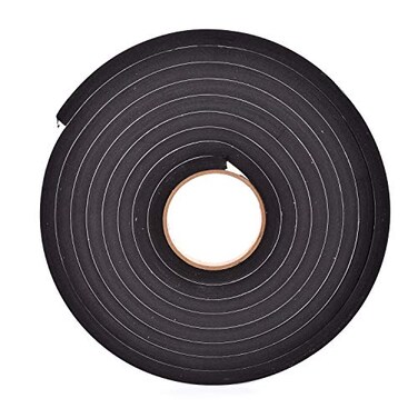 GravitationOnline Sponge Neoprene Stripping WAdhesive 12in Wide X 12in Thick X 15ft Long