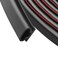 Storystore 26 FT Rubber Weather Stripping Door Seal Strip SelfAdhesive Door Weather Stripping Soundproofing for Door Frame Insulation Window Large Gap Easy Cut to Size