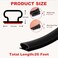 Storystore 26 FT Rubber Weather Stripping Door Seal Strip SelfAdhesive Door Weather Stripping Soundproofing for Door Frame Insulation Window Large Gap Easy Cut to Size