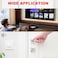 Storystore 26 FT Rubber Weather Stripping Door Seal Strip SelfAdhesive Door Weather Stripping Soundproofing for Door Frame Insulation Window Large Gap Easy Cut to Size