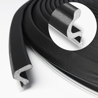 Storystore Door Weather Stripping 39 FT Foam Kerf Weather Stripping Door Seal for Doors and Windows Insulation with Slot Card Frame