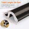 Storystore Door Weather Stripping 39 FT Foam Kerf Weather Stripping Door Seal for Doors and Windows Insulation with Slot Card Frame