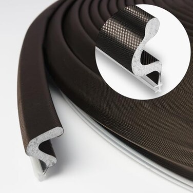 Storystore Door Weather Stripping 39 FT Foam Kerf Weather Stripping Door Seal for Doors and Windows Insulation with Slot Card Frame