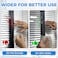 SWRT 3x33FT Window Weather Sealing Tape ResidueFree 20Mil Thick Heavy Duty Window Insulation for Summer Weather Resistant Air Conditioner Window Seal Blocks Drafts for Doors Windows