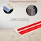 FonsBleaudy T Shape Door Seal Strip for Door Windows GapsDraft Stopper Bottom Sweep Weather Stripping for Energy Saving Noise ReductionEasy Install Transparent 138 W x 197Ft