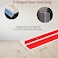 FonsBleaudy T Shape Door Seal Strip for Door Windows GapsDraft Stopper Bottom Sweep Weather Stripping for Energy Saving Noise ReductionEasy Install Transparent 138 W x 98Ft