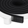 Trisiki 12 in x 12 in High Density Foam Weather Stripping Self Adhesive Seal Tape for Medium Gaps Noise Reduction Weatherproof AntiVibration for Doors and Windows Total 26 Ft