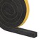Trisiki Open Cell AC Window Seal Max Compression Extra Large Gap 1x1In