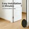 Trisiki Wide Foam Tape Doors Windows Strong Adhesive Easy Install