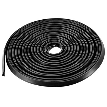 uxcell Edge Trim U Seal Extrusion Silicone Black U Channel Edge Protector Sheet Fits 0115mm Edge 3Meters984Ft Length