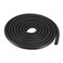 uxcell Foam Rubber Seal Weather Strip 12mm Diameter 3 Meters Long Black