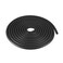 uxcell Foam Rubber Seal Weather Strip 12mm Diameter 5 Meters Long Black