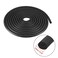 uxcell Foam Rubber Seal Weather Strip 12mm Diameter 5 Meters Long Black