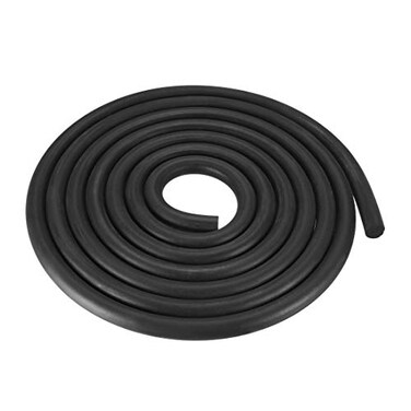 uxcell Foam Rubber Seal Weather Strip 13mm Diameter 3 Meters Long Black