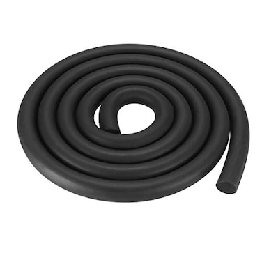 uxcell Foam Rubber Seal Weather Strip 18mm Diameter 2 Meters Long Black