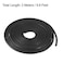uxcell Foam Rubber Seal Weather Strip 4mm Diameter 3 Meters Long Black