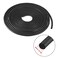 uxcell Foam Rubber Seal Weather Strip 4mm Diameter 5 Meters Long Black