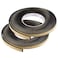 uxcell Sealing Foam Tape 10mm Wide 3mm Thick 5m164ft Long EVA Self Adhesive Weather Strip for Window Door Insulation Pack of 2