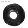 uxcell Silicone Foam Seal Weather Strip 2 mm 20 m 66ft Sponge Rubber Cord Solid Black