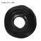 uxcell Silicone Foam Seal Weather Strip 2 mm 20 m 66ft Sponge Rubber Cord Solid Black
