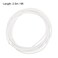 uxcell Silicone Foam Seal Weather Strip 3mm 25m 8ft Sponge Rubber Cord Solid White