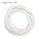uxcell Silicone Foam Seal Weather Strip 4mm 45m 15ft Sponge Rubber Cord Solid White