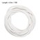 uxcell Silicone Foam Seal Weather Strip 4mm 45m 15ft Sponge Rubber Cord Solid White