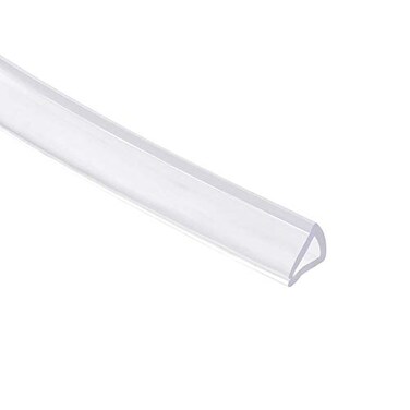 uxcell Trim Seal PVC USeal Channel Edge Protector Sheet Fits 35mm Edge 5Meters164Ft Length 028 Height Transparent