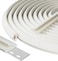 Vannesse VShaped Thin Weather Stripping Door Seal 197FT Small Draft Stopper for Doors Foam Door Gap Filler Insulation Winter SoundproofNoiseReducing LightBlocking Weatherproof Tape for Doors