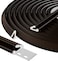 Vannesse VShaped Thin Weather Stripping Door Seal 33FT Small Draft Stopper for Doors Foam Door Gap Filler Insulation Winter SoundproofNoiseReducing LightBlocking Weatherproof Tape for Doors