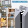 Vannesse VShaped Thin Weather Stripping Door Seal 33FT Small Draft Stopper for Doors Foam Door Gap Filler Insulation Winter SoundproofNoiseReducing LightBlocking Weatherproof Tape for Doors