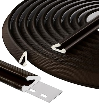 Vannesse VShaped Thin Weather Stripping Door Seal 33FT Small Draft Stopper for Doors Foam Door Gap Filler Insulation Winter SoundproofNoiseReducing LightBlocking Weatherproof Tape for Doors