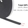 DGSL Weather Stripping Door Seal Strip for Doors and Windows 12In x 14In x 33Ft Foam Insulation Tape Self AdhesiveSound ProofWeatherstripPipe Cooling Air Conditioning Seal Strip