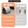 MIKONIYA Weather Stripping Door SealWeather Sealing TapeSoundproofCold InsulationHigh Density CR Foam Insulation Tape for Door Front Door Frame WindowsWhite38 in x 18 in x 50Ft