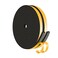 MIKONIYA Weather Stripping Door SealWeather StrippingSoundproofCold InsulationHigh Density CR Foam Insulation Tape for Door Front Door Frame WindowsSliding Door Black 12 in x 14 in x 26Ft