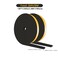 MIKONIYA Weather Stripping Door SealWeather StrippingSoundproofCold InsulationHigh Density CR Foam Insulation Tape for Door Front Door Frame WindowsSliding Door Black 12 in x 14 in x 26Ft