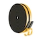 MIKONIYA Weather Stripping Door SealWeather StrippingSoundproofCold InsulationHigh Density CR Foam Insulation Tape for Door Front Door Frame WindowsSliding Door Black 12 in x 14 in x 26Ft