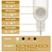 showingo Window Weatherstrip Seal 14 Bulb Bubble Kerf Mount Bulb Gasket Window Weather Stripping Kerf 4 Colors and 5 Length Options 50 White