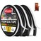 XFasten Black Foam Seal Tape SelfAdhesive 18 Thick 12Inch x 20Foot 3Pack HighDensity Weather Strip Tape for Window Door Insulation Neoprene Insulation Foam Tape