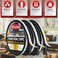 XFasten Black Foam Seal Tape SelfAdhesive 18 Thick 12Inch x 20Foot 3Pack HighDensity Weather Strip Tape for Window Door Insulation Neoprene Insulation Foam Tape