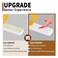 yotache Yotache White Doors Windows Insulation Tape 12 x14 Foam Weather Stripping Gasket Tape Seal for Draft Soundproofing Total 26 Feet Long 2 X 13 Ft Each
