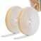 YOUSHARES 525 Feet Long Weather Stripping for Door Insulation Weatherproof Doors and Windows Seal StripCollision Avoidance Rubber SelfAdhesive 525 Ft16m White