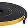CloudBuyer Neoprene Weather Stripping 2Pack 12 Inch Wide X 14 Inch Thick High Density Foam Tape for Doors Windows Insulation 26 Feet Total 13 FeetRoll