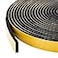 CloudBuyer Foam Seal Tape 3Pack 12 Inch Wide X 18 Inch Thick Neoprene Rubber Weather Stripping for Door Insulation 59 Feet Total 197ft x 3 Rolls