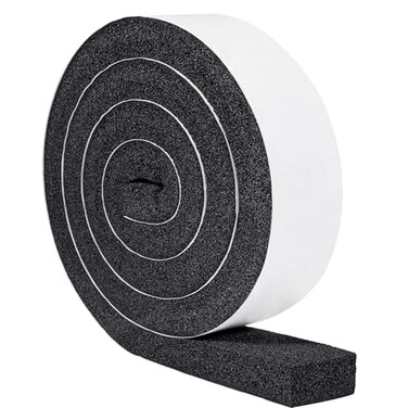 yotache Yotache Open Cell Foam Air Conditioner WeatherStrip Seal Tape 2x1 Thick Adhesive with High Resilience Foam Cushion Strip 65 Feet Long