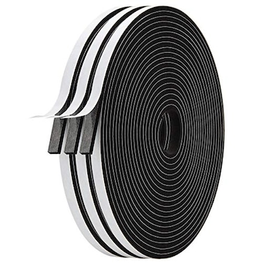 CloudBuyer High Resilience Foam Weather Strip 14 x 18 Door Window Seal Tape 59 Feet 3 Rolls x 197ft